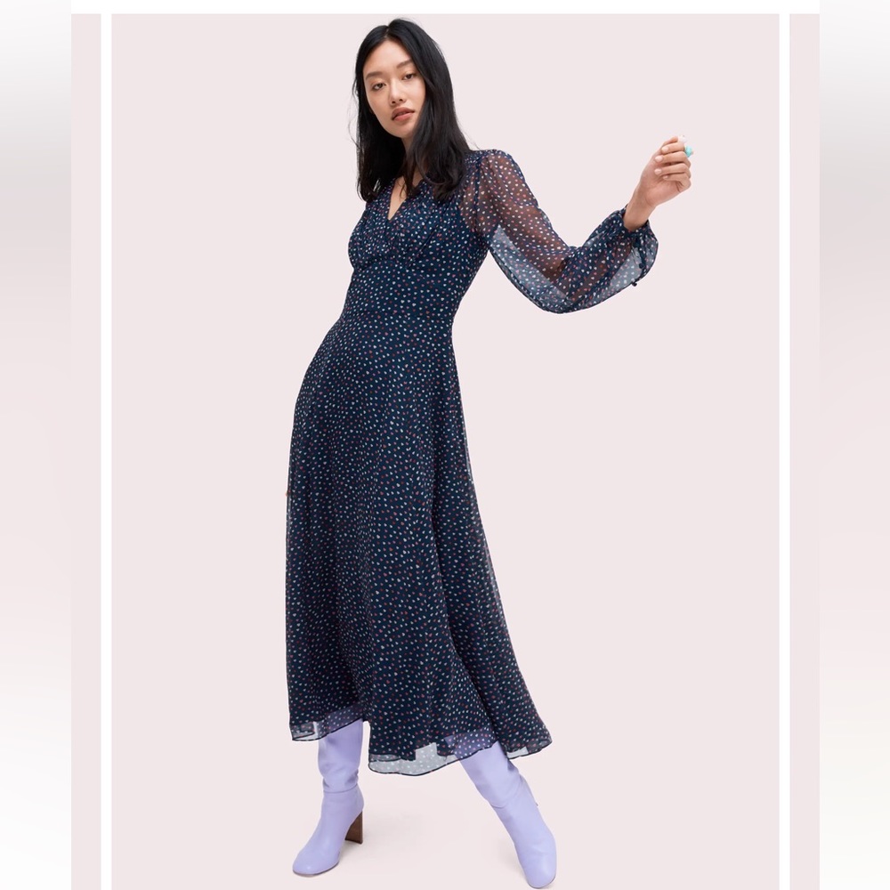 Kate Spade Parisian Lips Maxi Dress